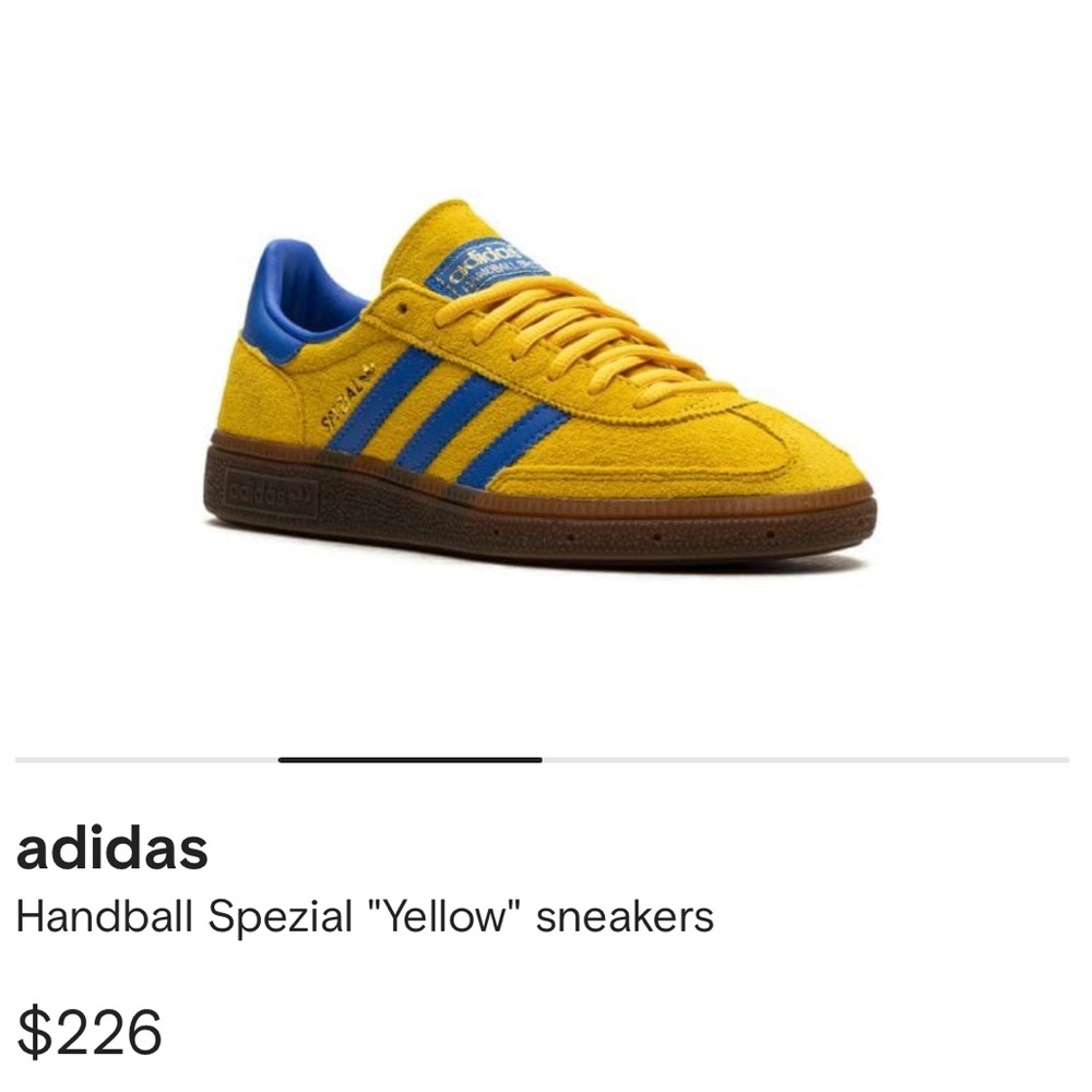 Adidas Handball Spezial Yellow Blue